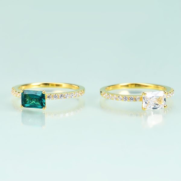 Gemstone Rings- OL1021RCZW-H - 图片 2