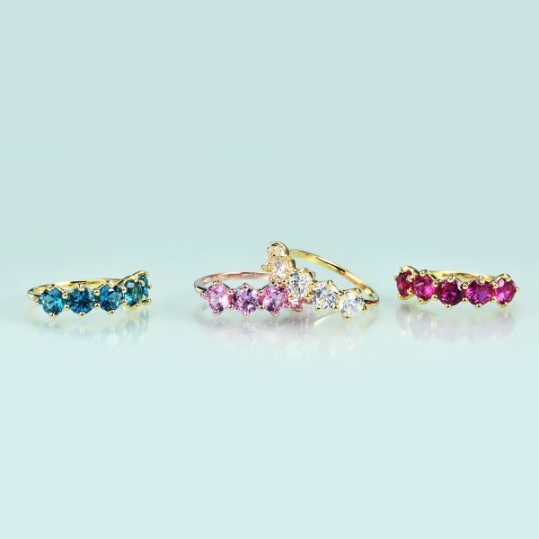 Gemstone Rings- OL0964RP2-R - 图片 3