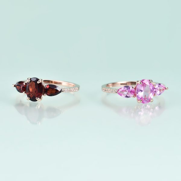 Gemstone Rings-  OL0928RGA-R - 图片 3