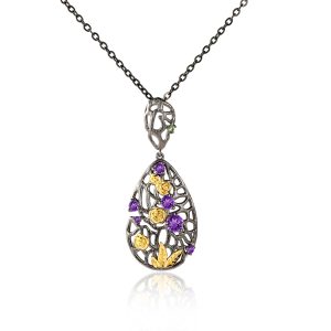 Gemstone Necklace-C7937P