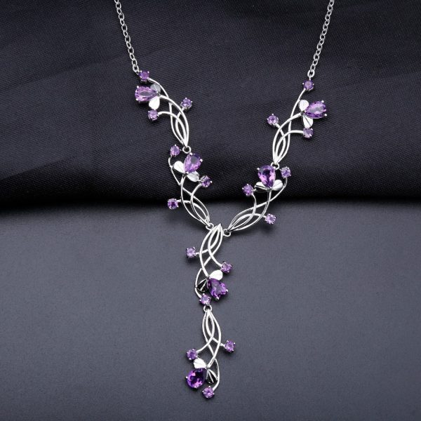 Gemstone Necklace-K004N - 图片 7