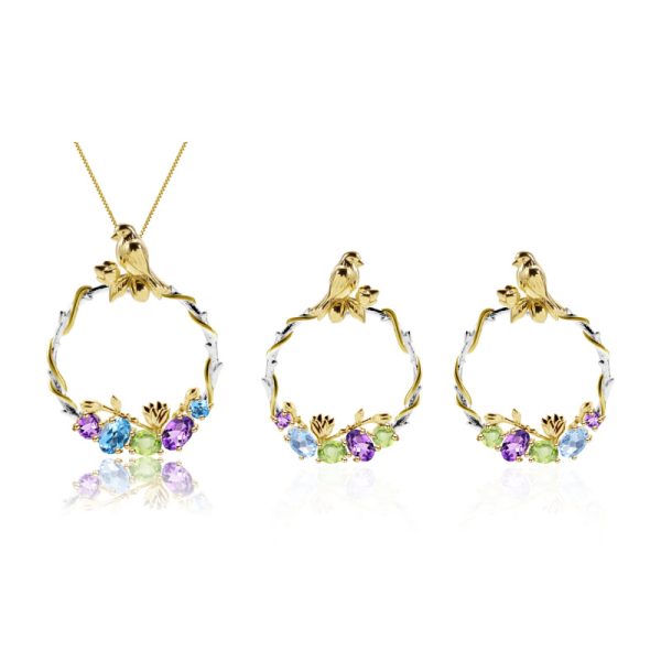Gemstone Necklace-C7947P - 图片 5