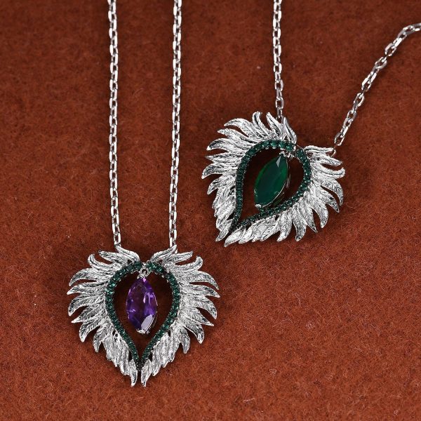 Gemstone Necklace-C8238P - 图片 4