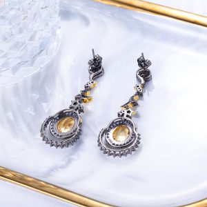 Gemstone Earrings-C9381ECI