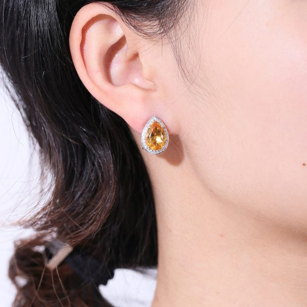 Gemstone Earrings-C9646E - 图片 6