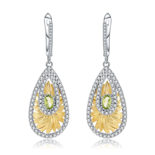 Gemstone Earrings-C7613E - 图片 4