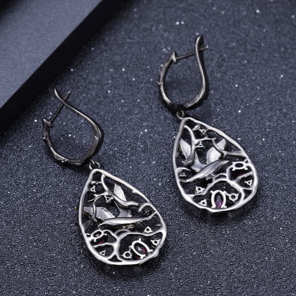Gemstone Earrings-C7930E - 图片 7