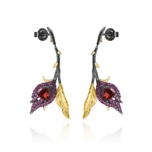 Gemstone Earrings-C8185E