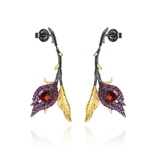 Gemstone Earrings-C8185E