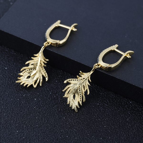 Gemstone Earrings-C8100E - 图片 4