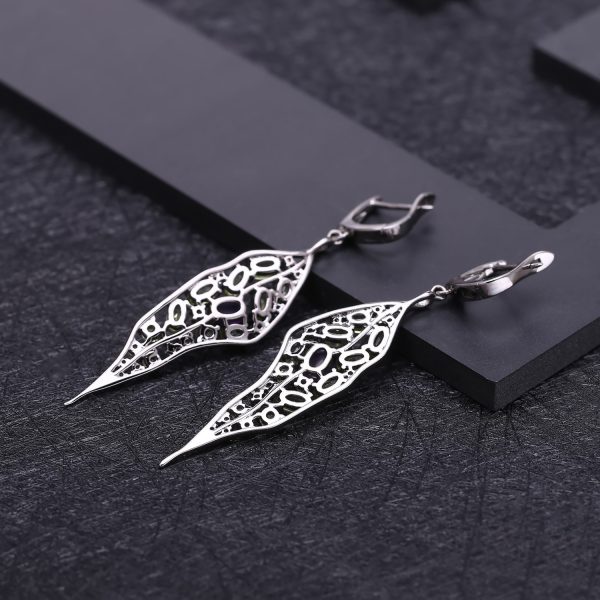 Gemstone Earrings-C4629E - 图片 3