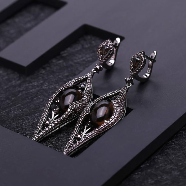 Gemstone Earrings-W0472E - 图片 4