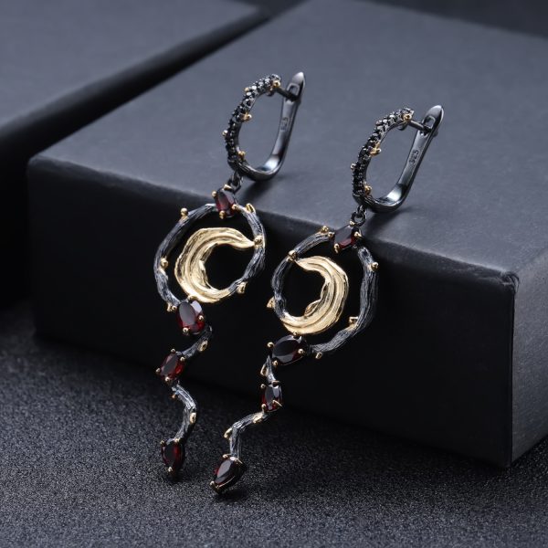 Gemstone Earrings-C4524E - 图片 4