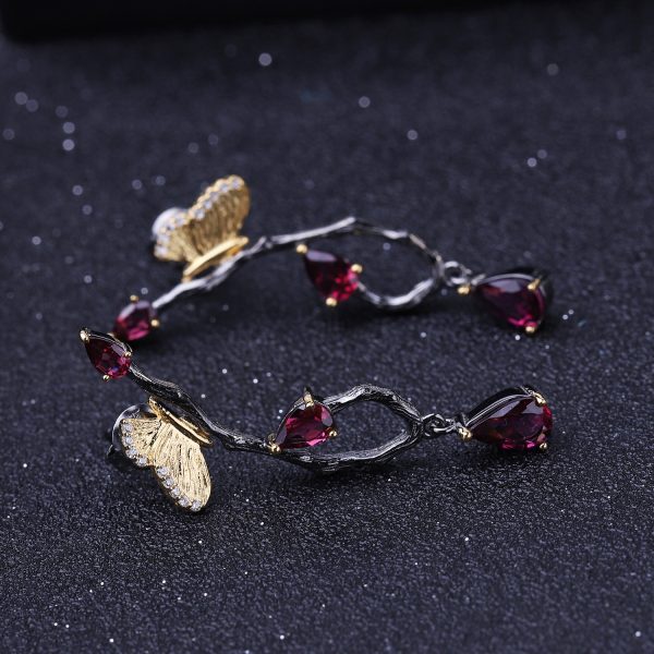 Gemstone Earrings-C7756E - 图片 4