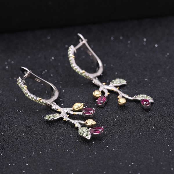 Gemstone Earrings-C7633E-1 - 图片 4