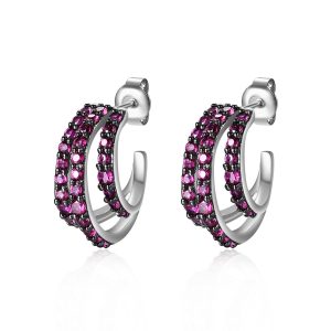 Gemstone Earrings-C8965E-b