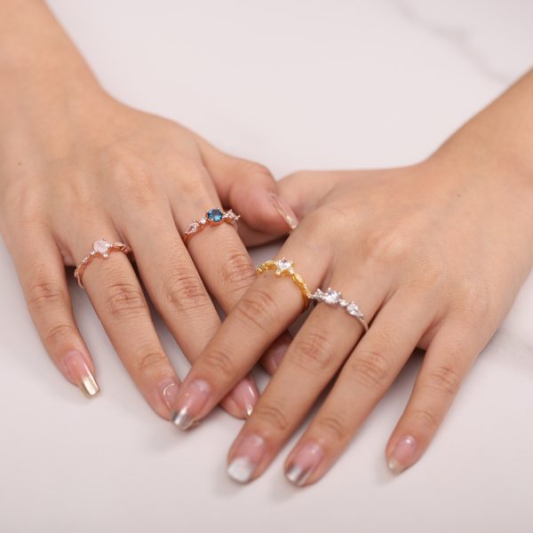 Gemstone Rings-OL0967RCZW-H - 图片 4