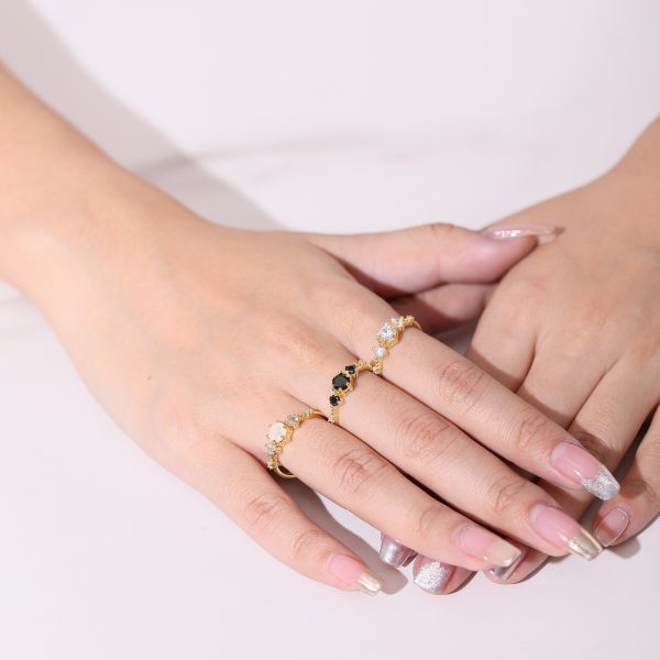 Gemstone Rings-  OL0968RMIX-H - 图片 4