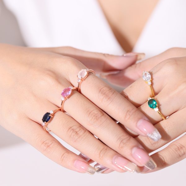 Gemstone Rings- OL0914RNSA-R - 图片 4