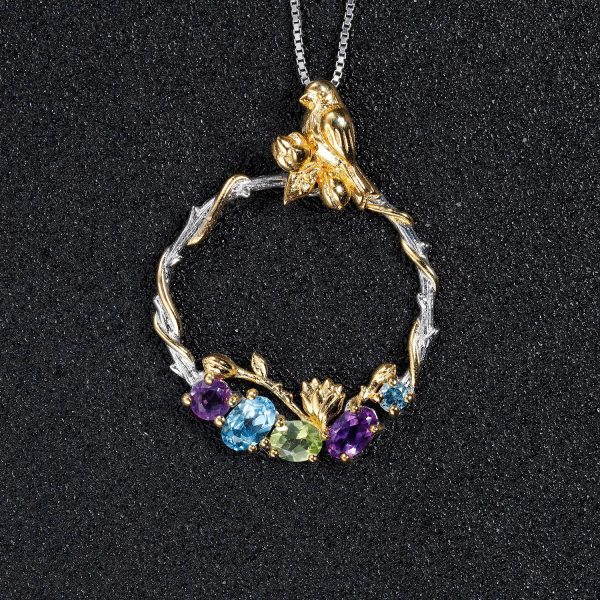 Gemstone Necklace-C7947P - 图片 7