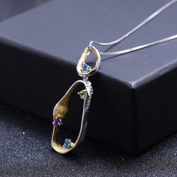 Gemstone Necklace-C7870P - 图片 5
