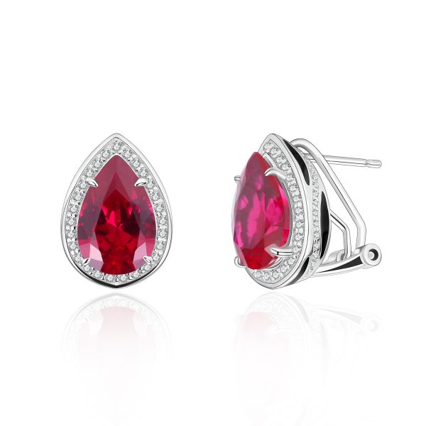 Gemstone Earrings-C9646E - 图片 2
