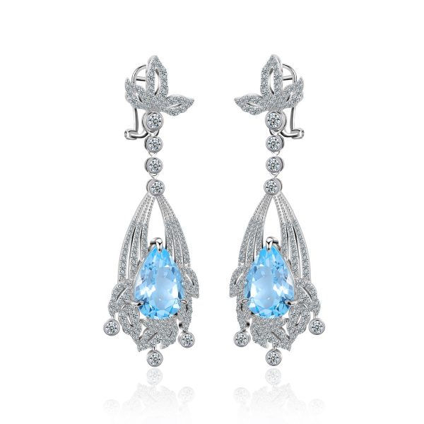 Gemstone Earrings-ZL0065E - 图片 3