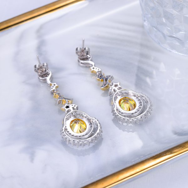 Gemstone Earrings-C9381ECZY - 图片 3