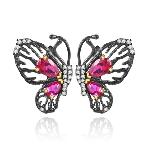 Gemstone Earrings-C8342E - 图片 2