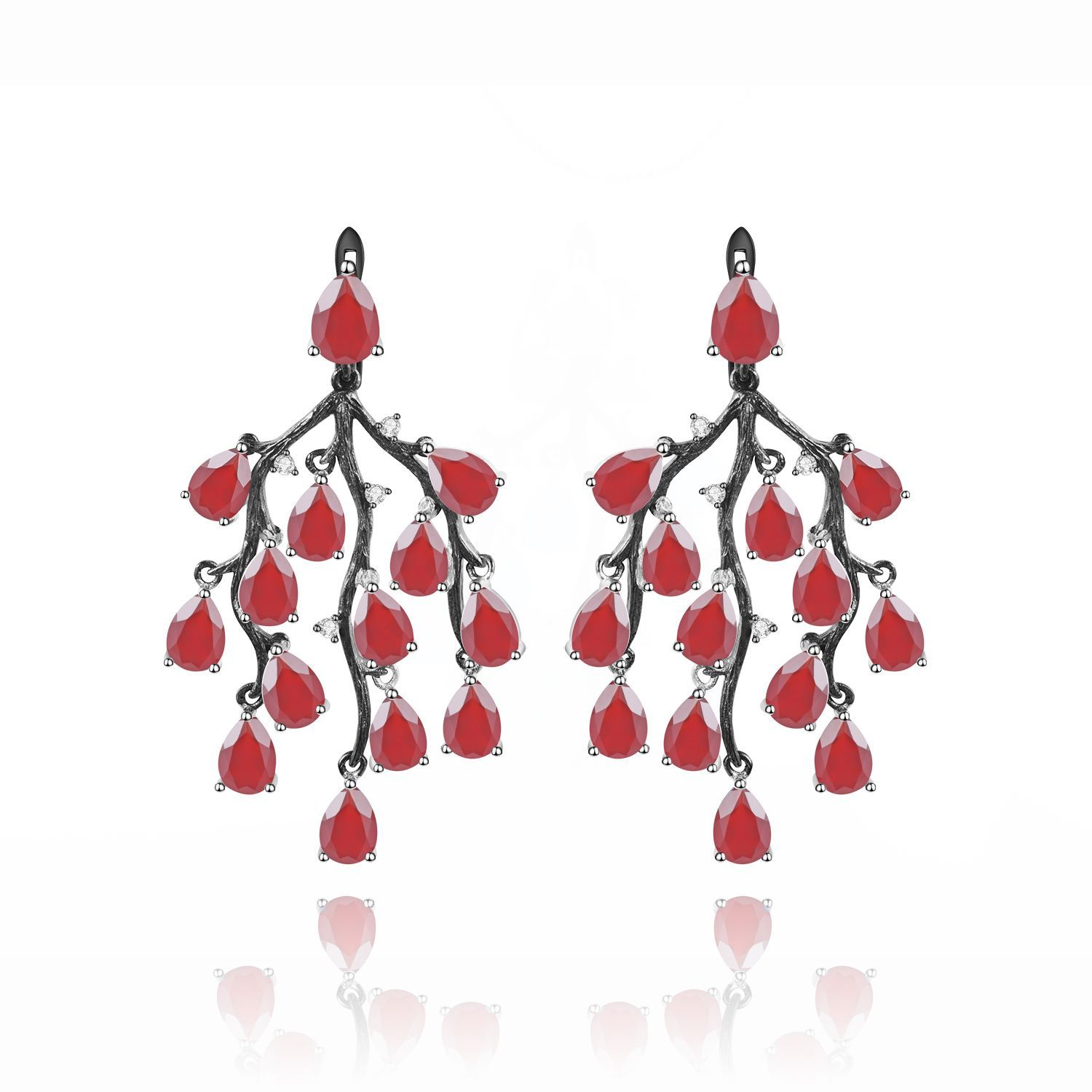 Gemstone Earrings-C8337E