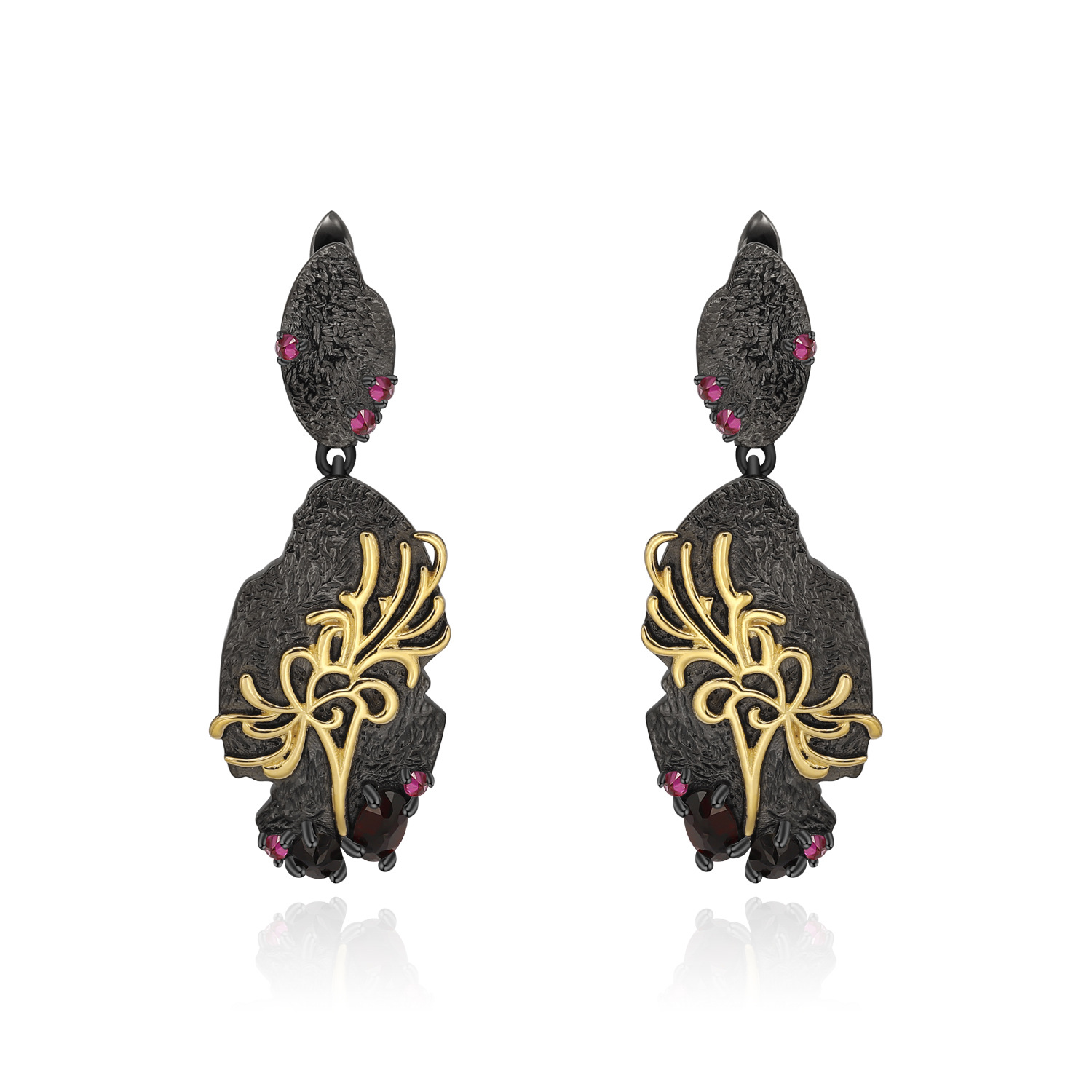 Gemstone Earrings-C7933E - 图片 6