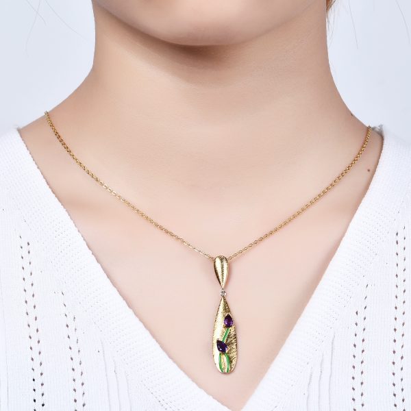 Gemstone Necklace-C7938P - 图片 2