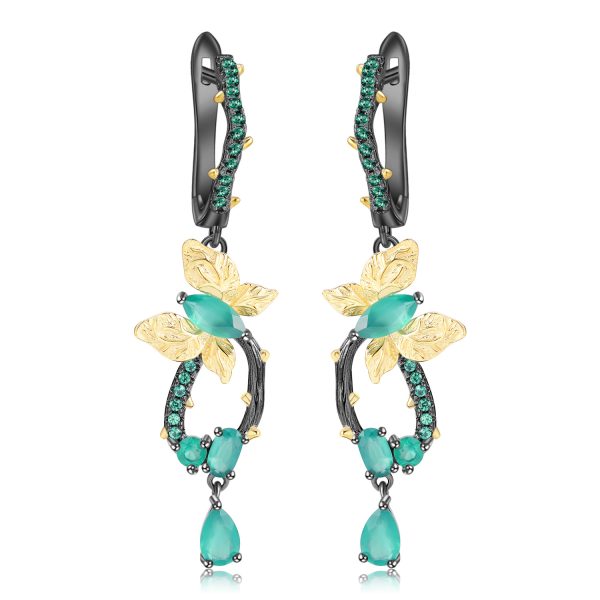 Gemstone Earrings-C7747E - 图片 3