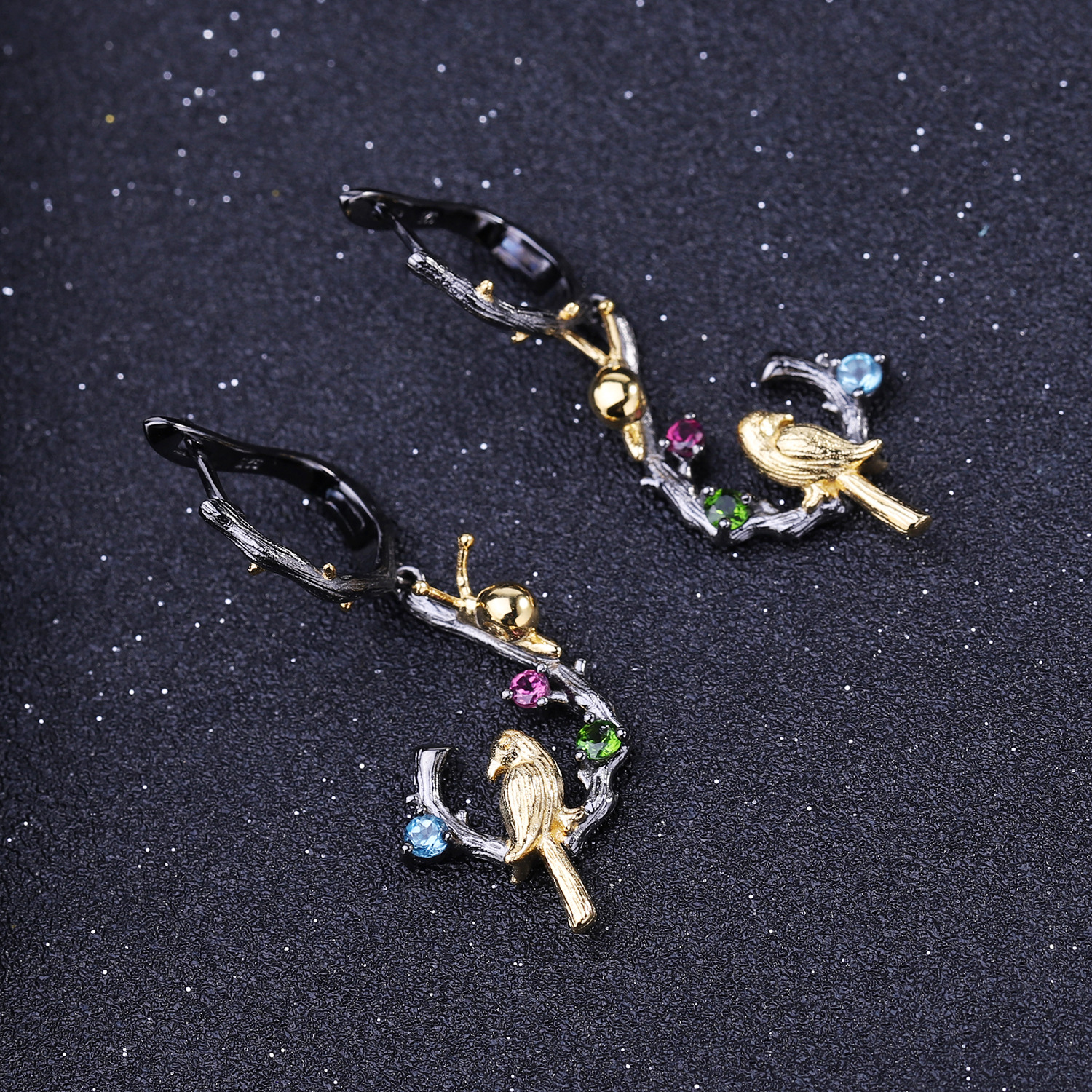Gemstone Earrings-C7785E - 图片 5