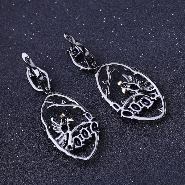 Gemstone Earrings-C7763E-1 - 图片 6