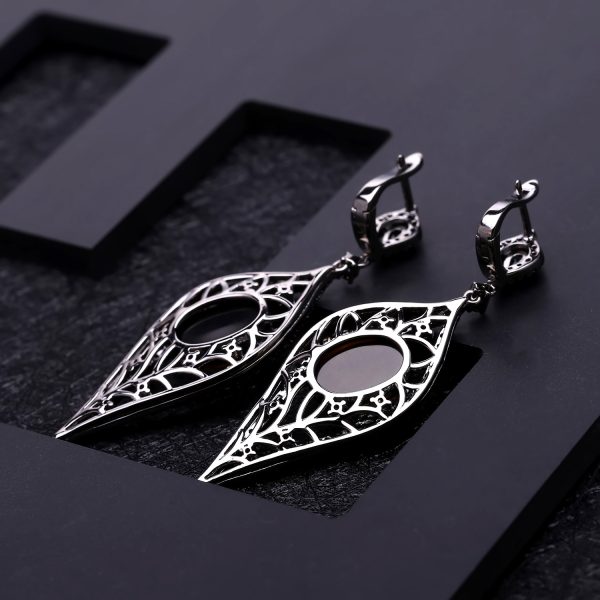 Gemstone Earrings-W0472E - 图片 5