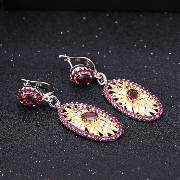 Gemstone Earrings-C7612E - 图片 5