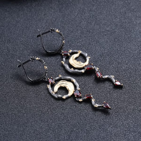 Gemstone Earrings-C4524E - 图片 5
