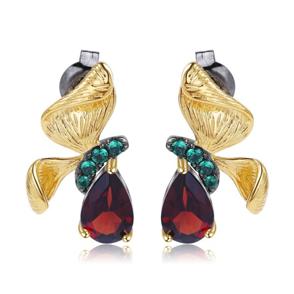 Gemstone Earrings-C7758E - 图片 3