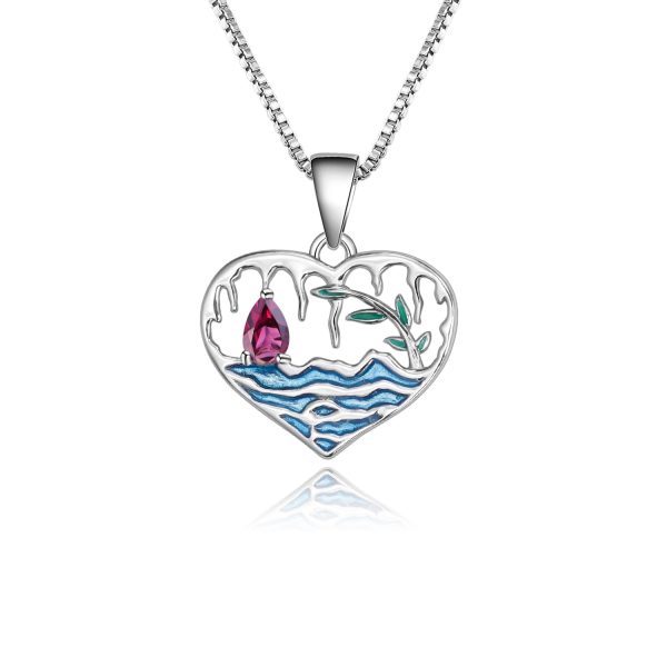 Gemstone Necklace-C8180P - 图片 4