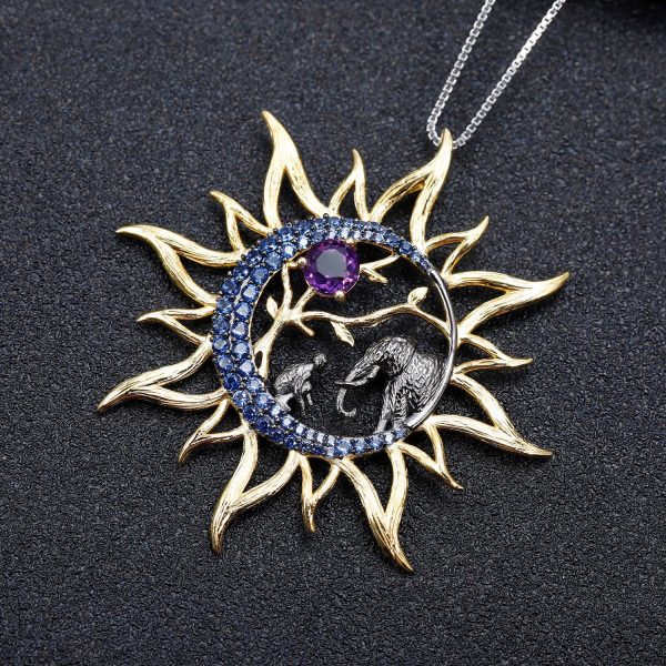 Gemstone Necklace-C8096P - 图片 6