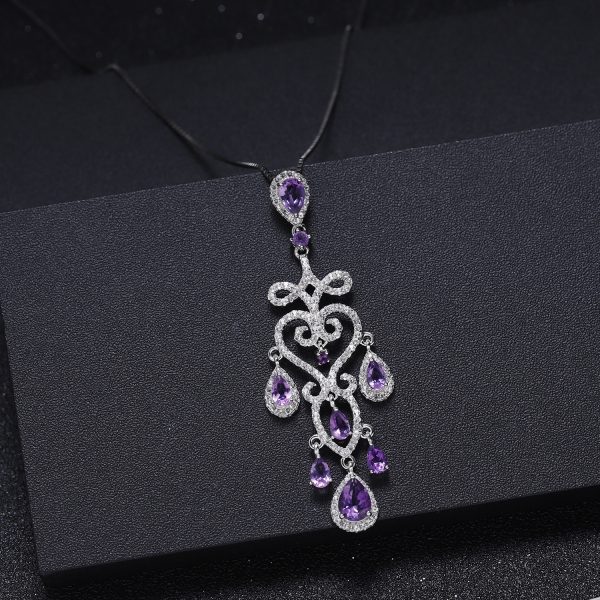 Gemstone Necklace-C3087P - 图片 4