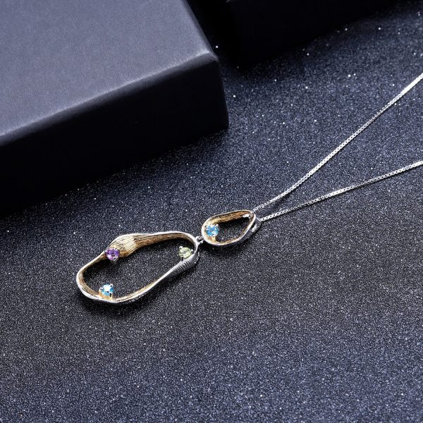 Gemstone Necklace-C7870P - 图片 6