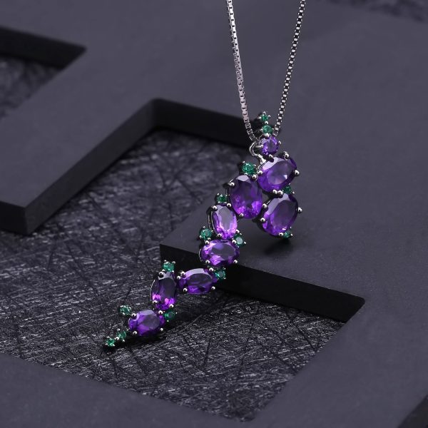 Gemstone Necklace-C4641P - 图片 5