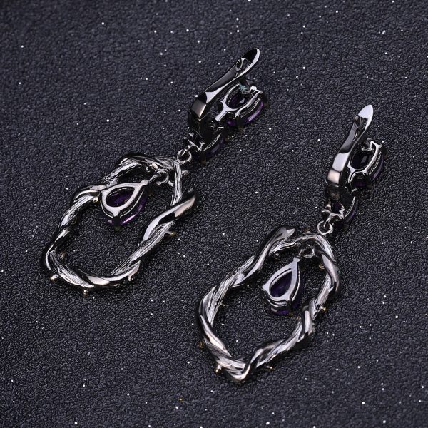 Gemstone Earrings-C7748E - 图片 5