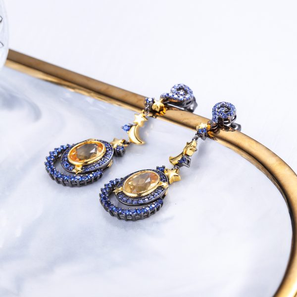 Gemstone Earrings-C9381ECI - 图片 4