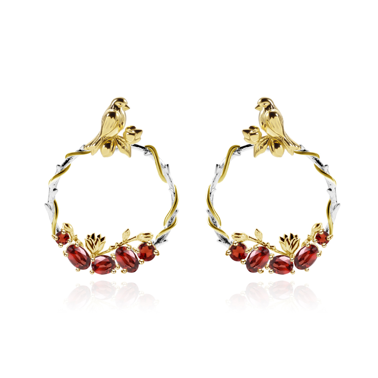 Gemstone Earrings-C7947E - 图片 4