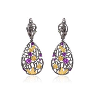 Gemstone Earrings-C7937E