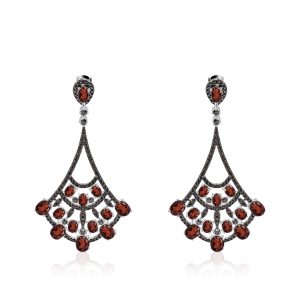 Gemstone Earrings-W0317E