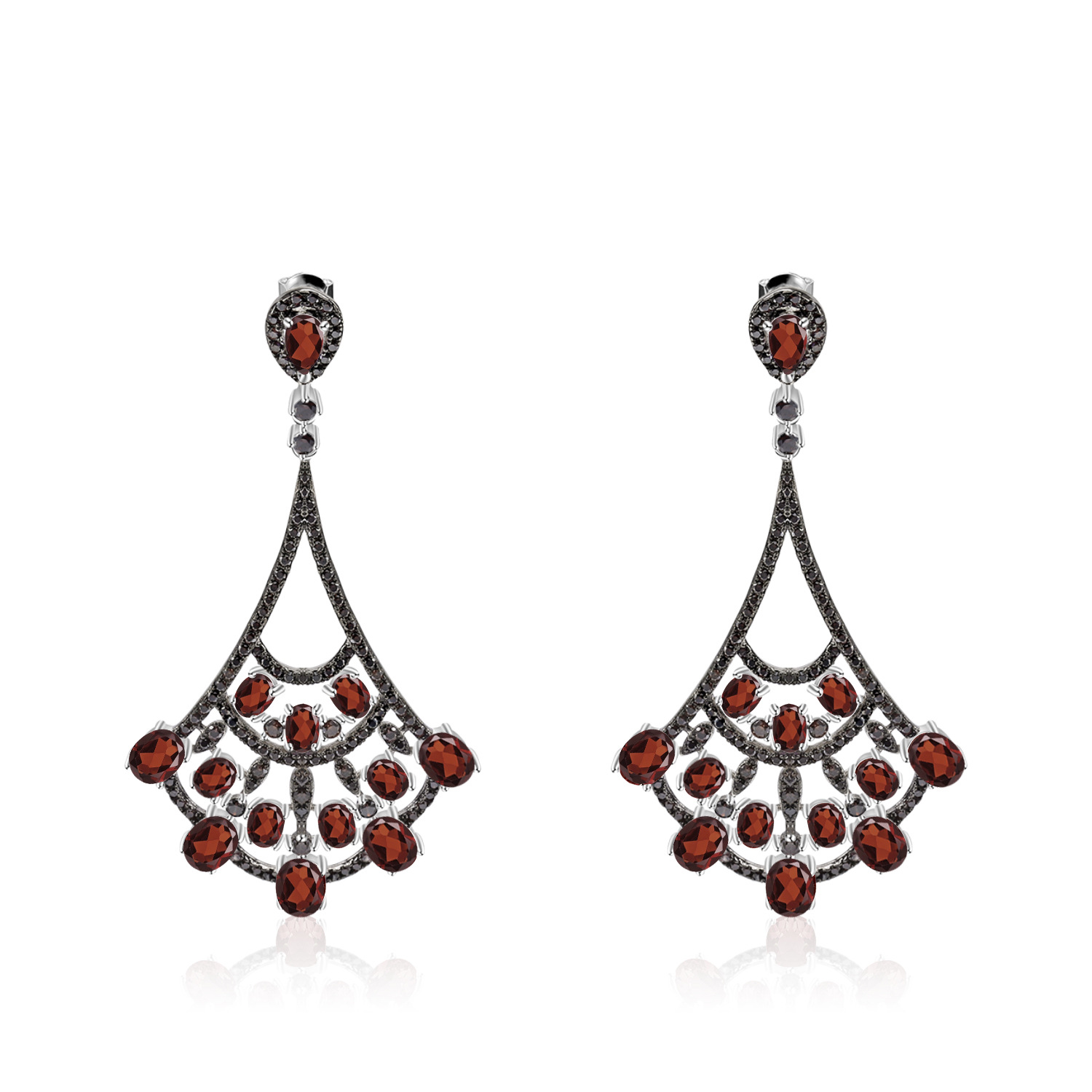 Gemstone Earrings-W0317E